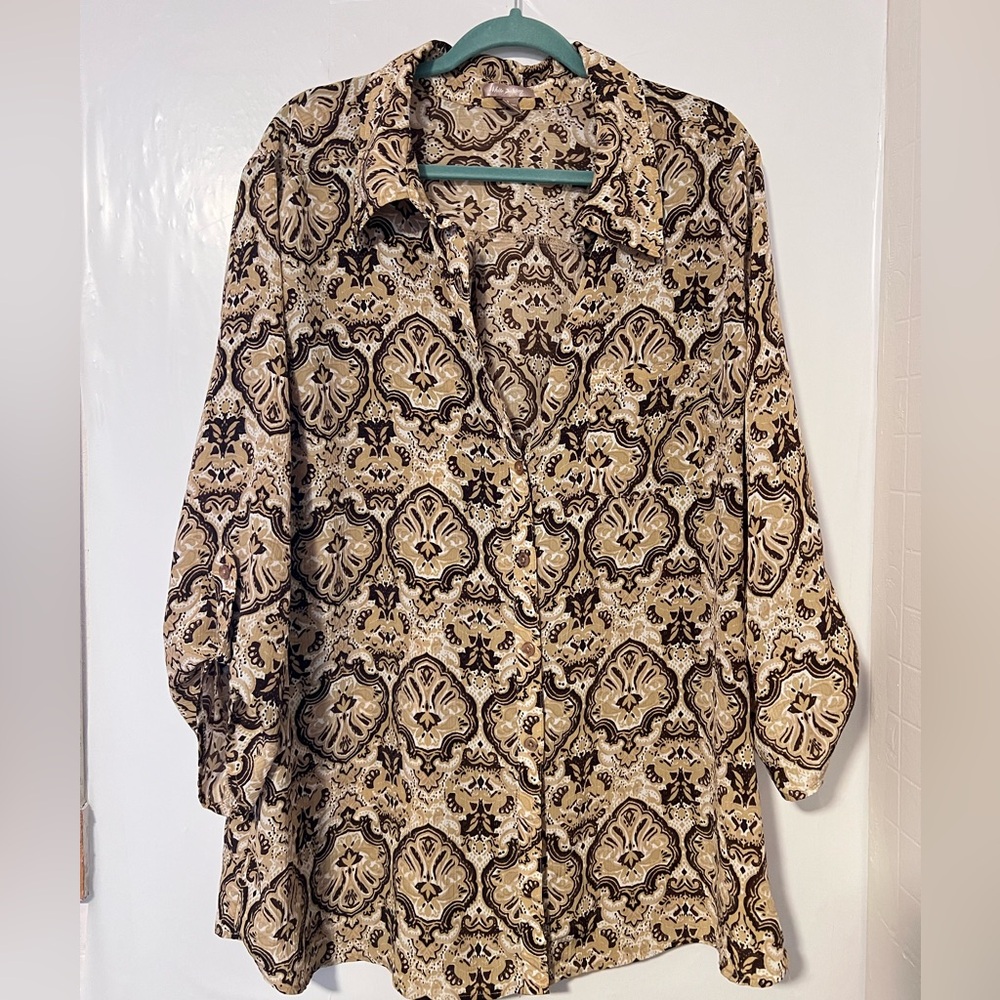 White stag blouse top size 2x